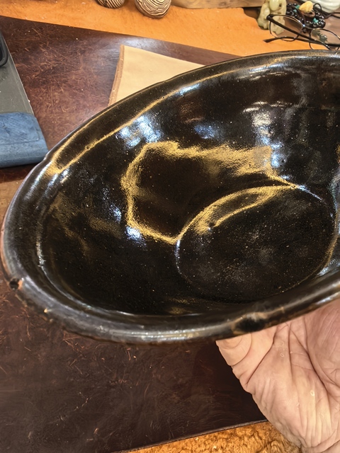 古玩陶瓷黑釉碗真品鑒賞圖