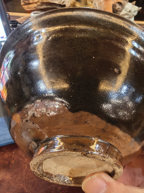 古玩陶瓷黑釉碗真品鑒賞圖