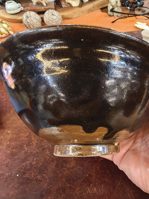古玩陶瓷黑釉碗真品鑒賞圖