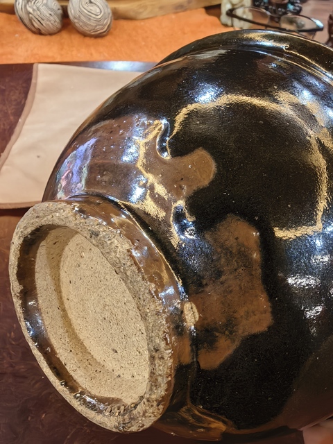古玩陶瓷黑釉碗真品鑒賞圖