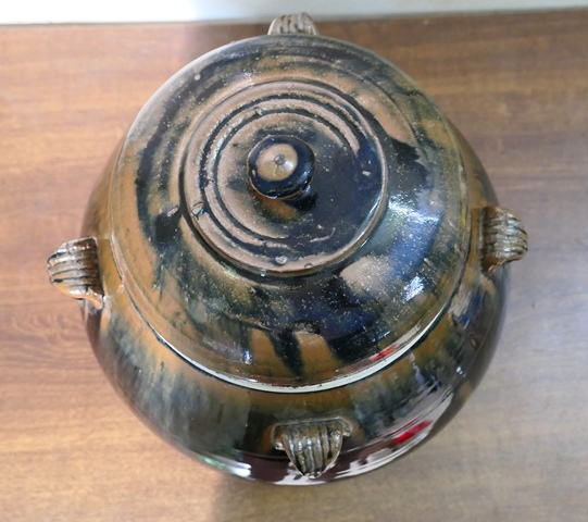 古玩陶瓷精品:明晚期耀州窯兔毫釉四系罐（高大重器）拍賣，當(dāng)前價(jià)格588元