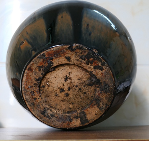 古玩陶瓷精品:明晚期耀州窯兔毫釉四系罐（高大重器）拍賣，當(dāng)前價(jià)格588元