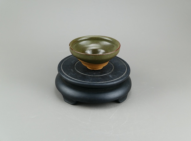 古玩陶瓷吉州窯茶葉末釉茶盞真品鑒賞圖