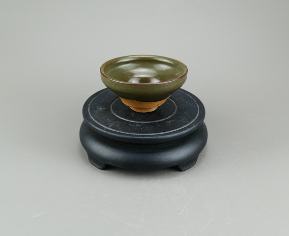 古玩陶瓷吉州窯茶葉末釉茶盞真品鑒賞圖