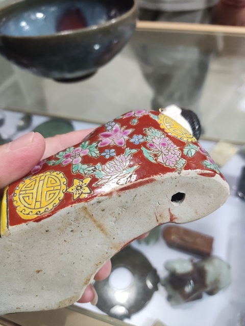 古玩陶瓷解放初期人物塑像真品鑒賞圖