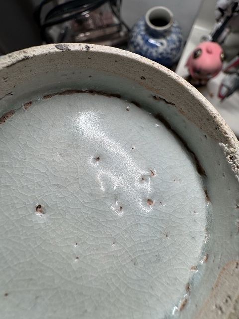 古玩陶瓷明中期青花碗真品鑒賞圖