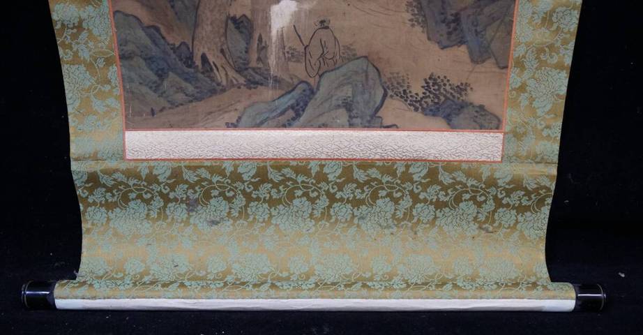 古玩字畫佚名山水真品鑒賞圖