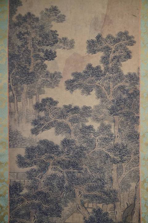 古玩字畫佚名山水真品鑒賞圖