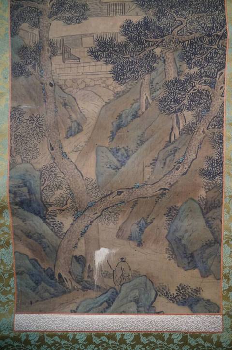 古玩字畫佚名山水真品鑒賞圖