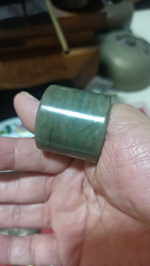 古玩玉器清代和田玉扳指拍賣，當前價格2222元