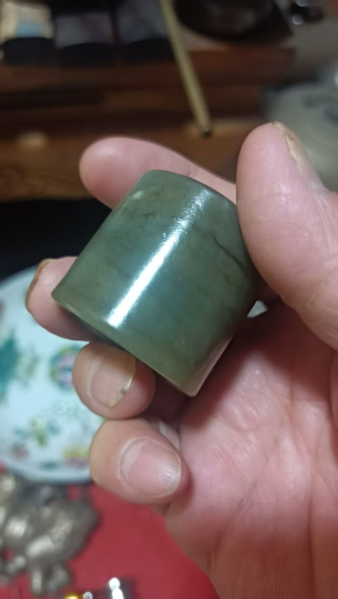 古玩玉器清代和田玉扳指拍賣，當前價格2222元