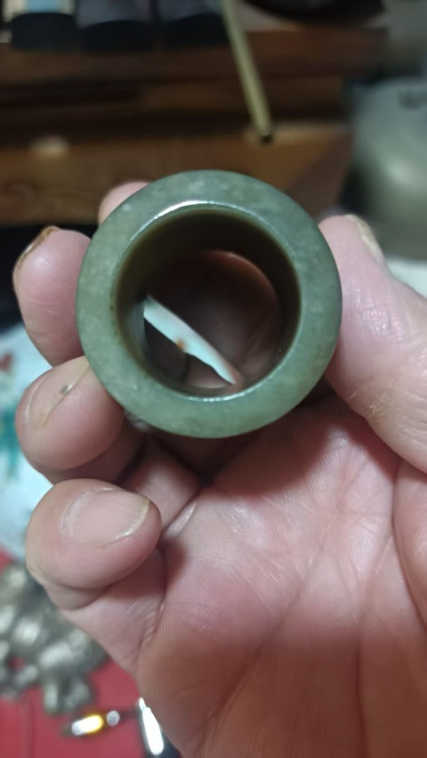 古玩玉器清代和田玉扳指拍賣，當前價格2222元