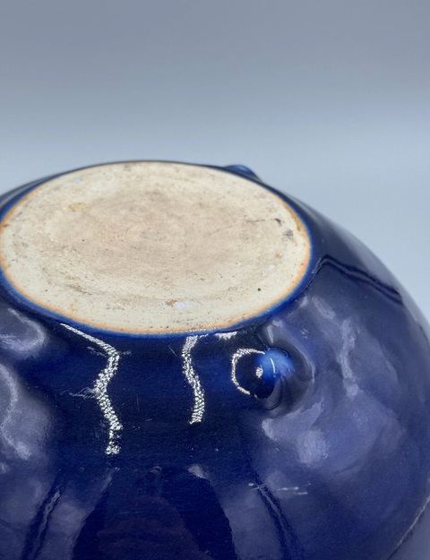 古玩陶瓷霽藍釉香爐真品鑒賞圖