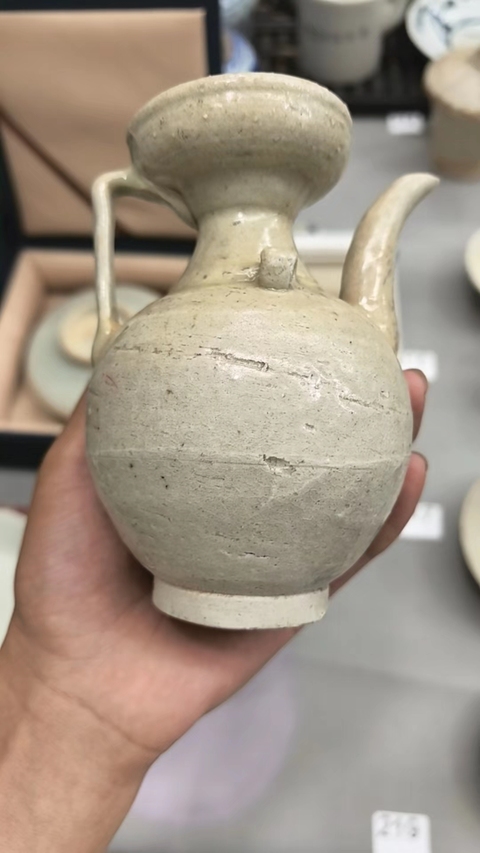 古玩陶瓷洗口執壺真品鑒賞圖