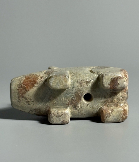 古玩玉器仿古做舊玉熊真品鑒賞圖