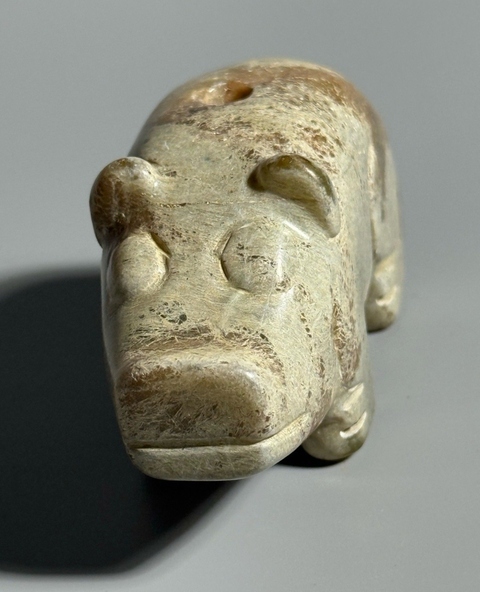 古玩玉器仿古做舊玉熊真品鑒賞圖