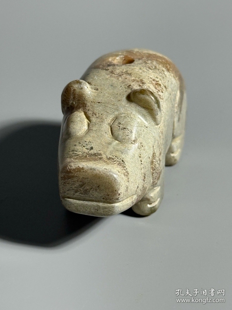 古玩玉器仿古做舊玉熊真品鑒賞圖