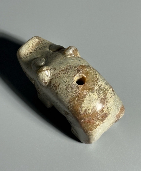 古玩玉器仿古做舊玉熊真品鑒賞圖