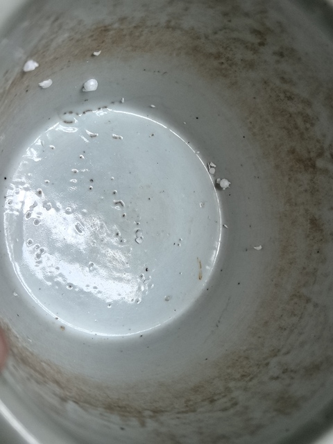 古玩陶瓷豆青釉刻花香爐真品鑒賞圖