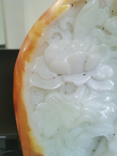 古玩玉器和田玉雕“觀音擺件”真品鑒賞圖