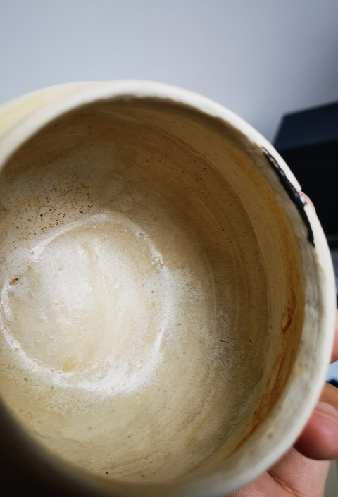 古玩陶瓷白吉州刻月影梅罐真品鑒賞圖