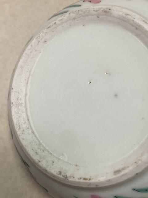 古玩陶瓷粉彩雙雞紋印盒真品鑒賞圖