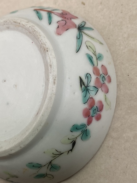 古玩陶瓷粉彩雙雞紋印盒真品鑒賞圖