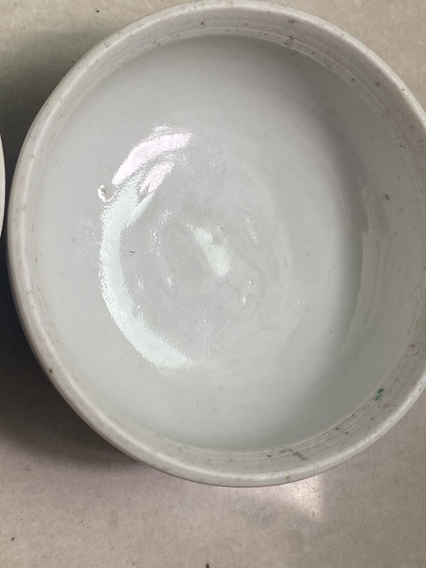 古玩陶瓷粉彩雙雞紋印盒真品鑒賞圖