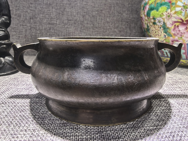 古玩銅器銅爐真品鑒賞圖