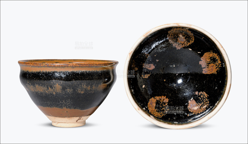 古玩陶瓷耀州窯青釉茶盞真品鑒賞圖