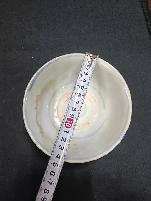 古玩陶瓷青花花卉紋碗真品鑒賞圖