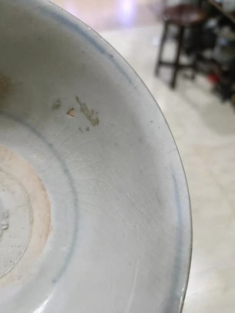 古玩陶瓷青花花卉紋碗真品鑒賞圖