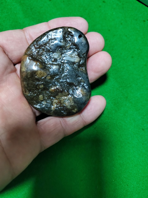 古玩玉器河磨玉雕“達摩掛件”拍賣，當前價格2666元