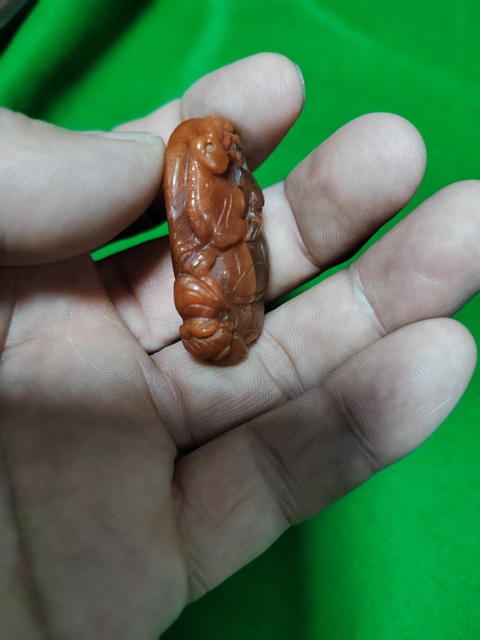 古玩玉器獸墜真品鑒賞圖