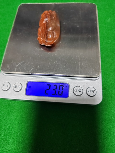 古玩玉器獸墜真品鑒賞圖