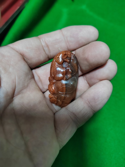 古玩玉器獸墜真品鑒賞圖