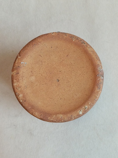 古玩陶瓷窯變黑釉筆筒真品鑒賞圖