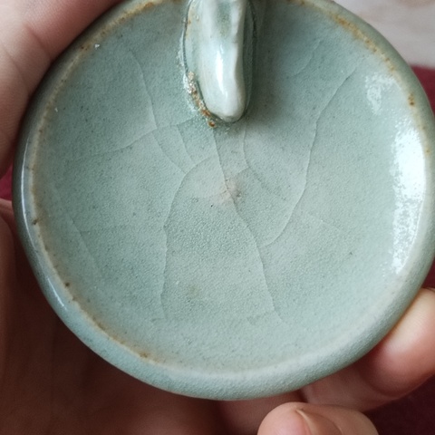 古玩陶瓷湖田窯青白釉油燈拍賣，當前價格4800元