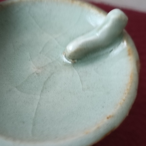 古玩陶瓷湖田窯青白釉油燈拍賣，當前價格4800元