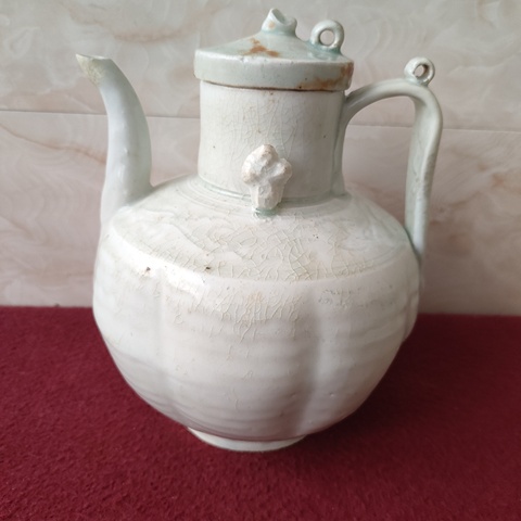 古玩陶瓷湖田窯影青釉執(zhí)壺拍賣，當(dāng)前價格12000元