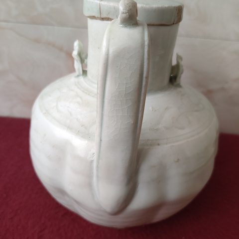 古玩陶瓷湖田窯影青釉執(zhí)壺拍賣，當(dāng)前價格12000元