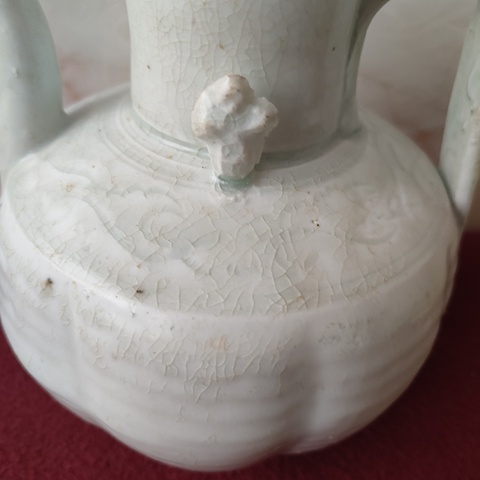 古玩陶瓷湖田窯影青釉執(zhí)壺拍賣，當(dāng)前價格12000元