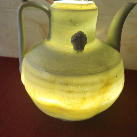 古玩陶瓷湖田窯影青釉執(zhí)壺拍賣，當(dāng)前價格12000元