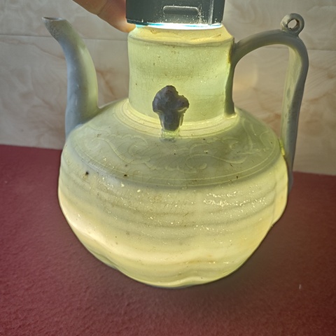 古玩陶瓷湖田窯影青釉執(zhí)壺拍賣，當(dāng)前價格12000元