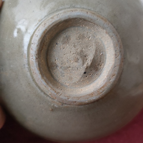 古玩陶瓷龍泉青瓷金村窯刻花碗拍賣，當前價格3600元