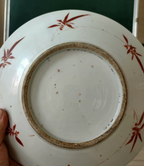 古玩陶瓷百子龍燈大盤真品鑒賞圖