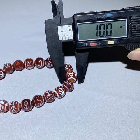 古玩玉器瑪瑙工藝品天珠串拍賣,當前價格298元