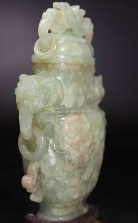 古玩玉器玉觀賞瓶真品鑒賞圖