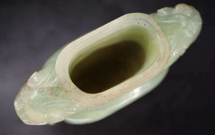 古玩玉器玉觀賞瓶真品鑒賞圖