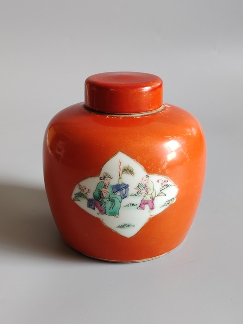 古玩陶瓷粉彩罐子真品鑒賞圖
